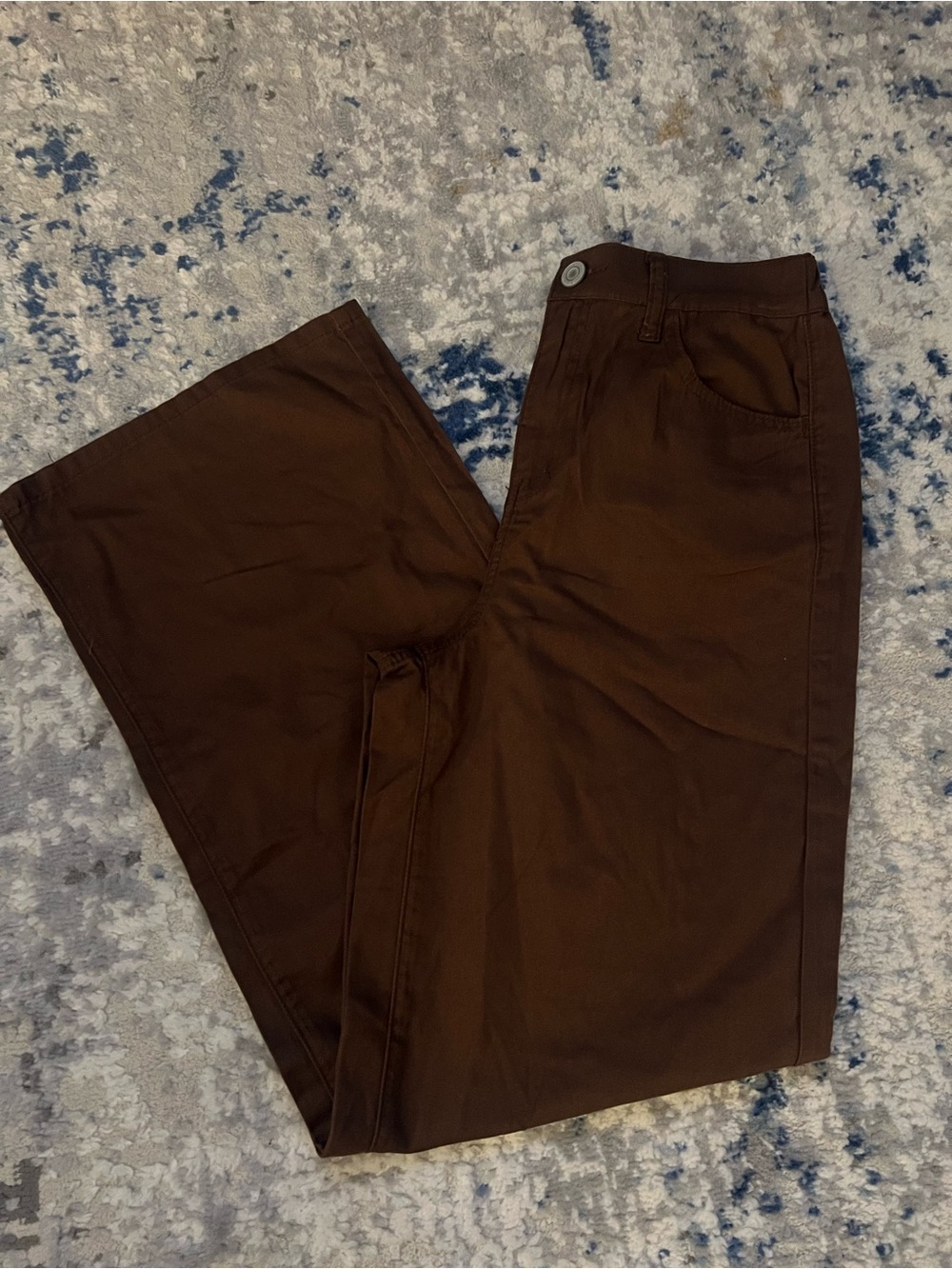 Dark Brown wide leg jeans